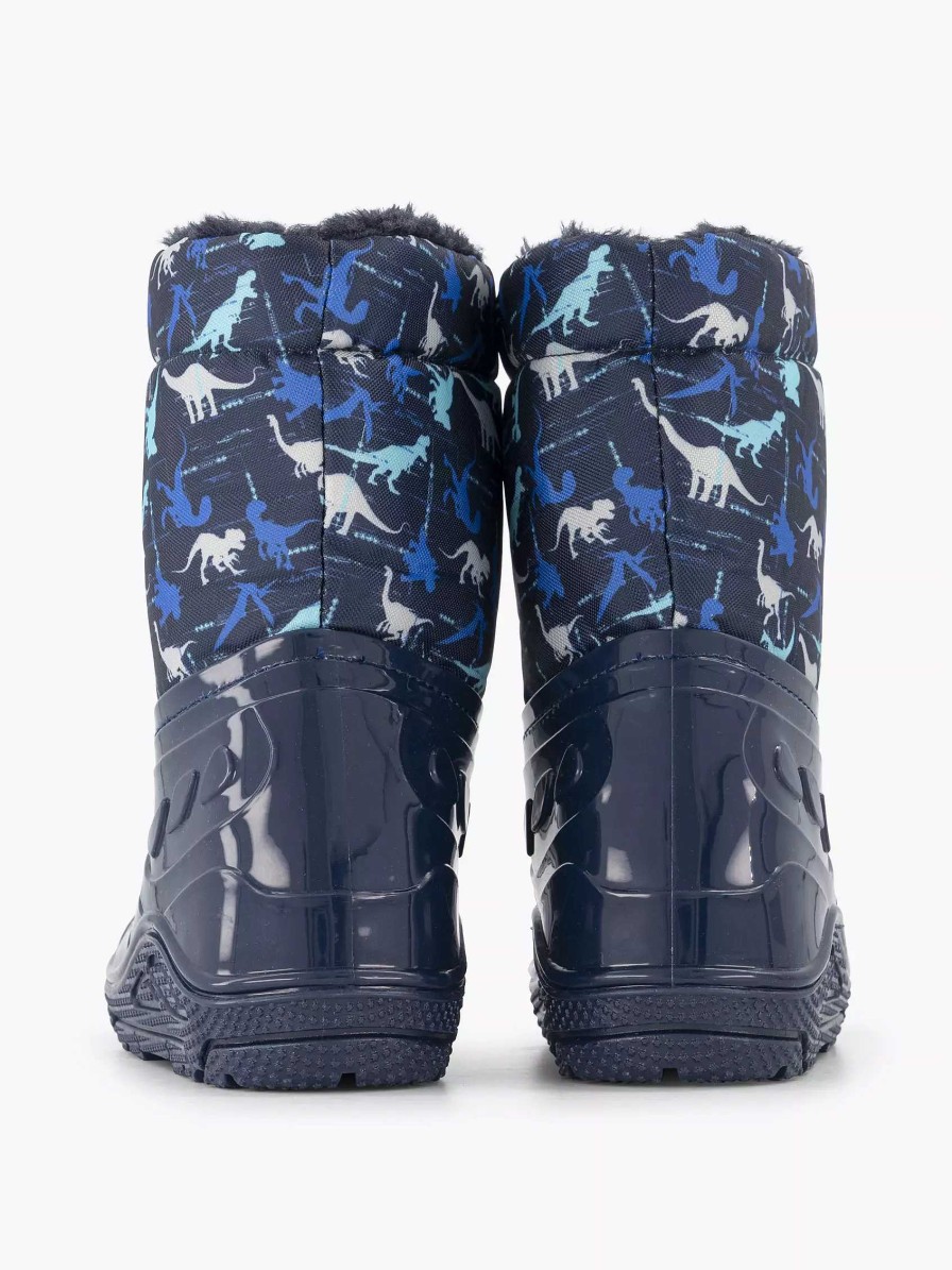 Landrover Blauer Regenstiefel Mit Dino-Futter