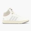 adidas White Hoops 3.0 Mid