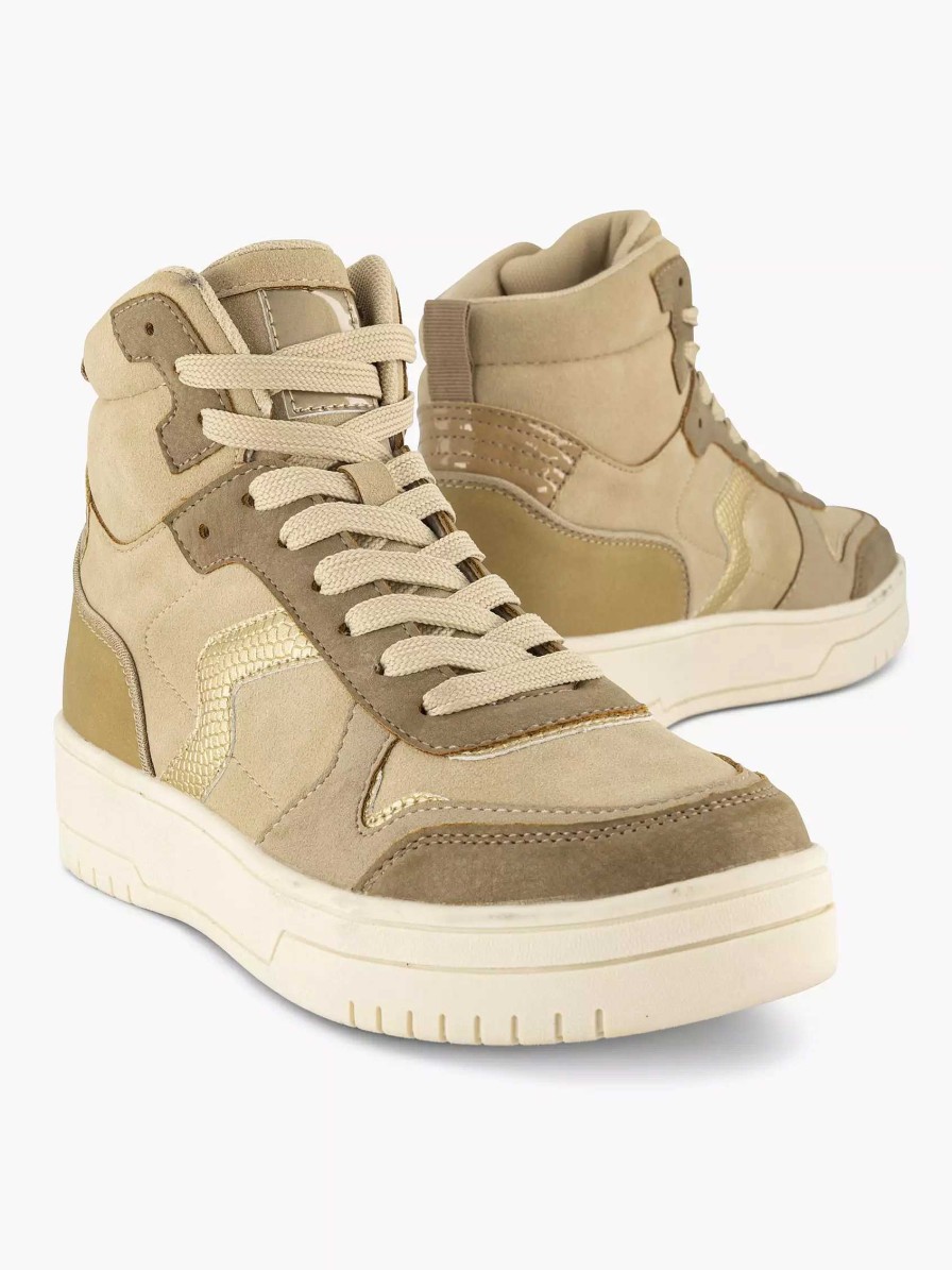 Oxmox Hoher Sneaker In Taupe