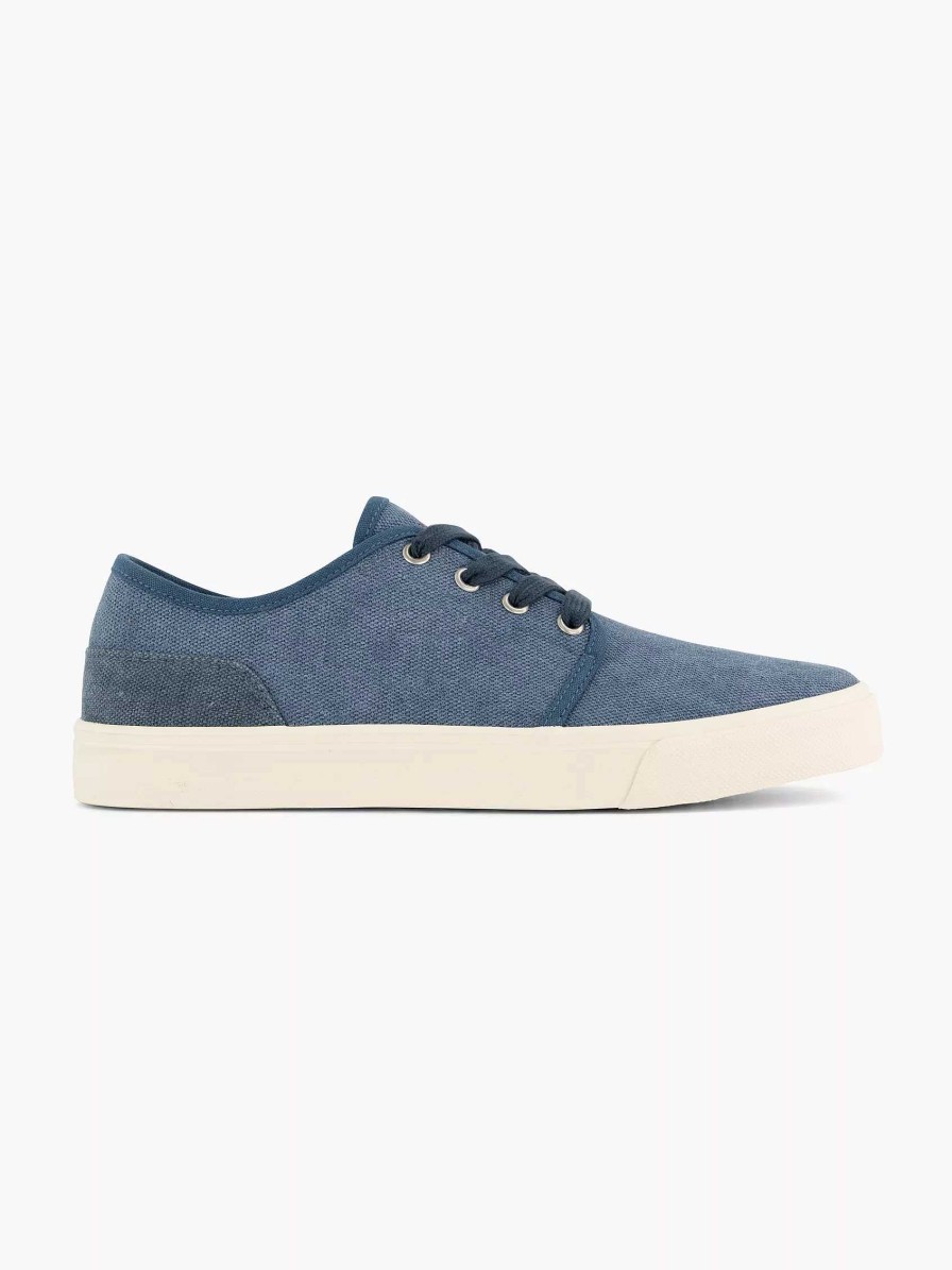 Memphis One Blauer Canvas-Sneaker