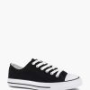 Graceland Schwarzer Canvas-Sneaker