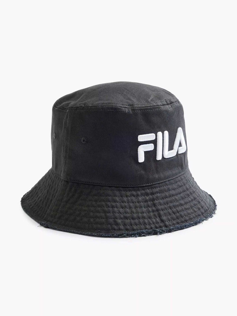 FILA Schwarzer Fila Bucket Hat Mit