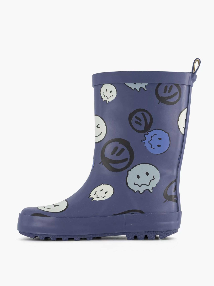 Landrover Blauer Gummistiefel-Smiley