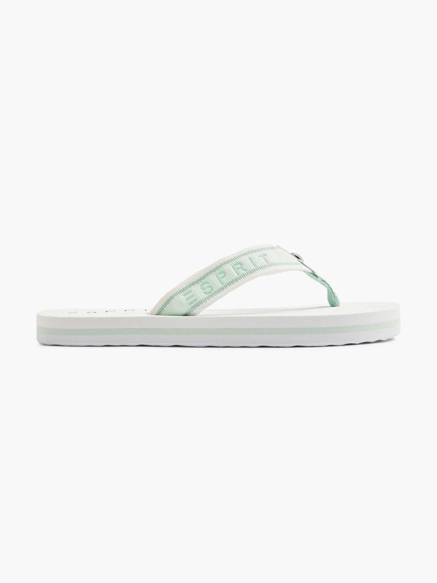 Esprit Mintgrune Flip-Flops