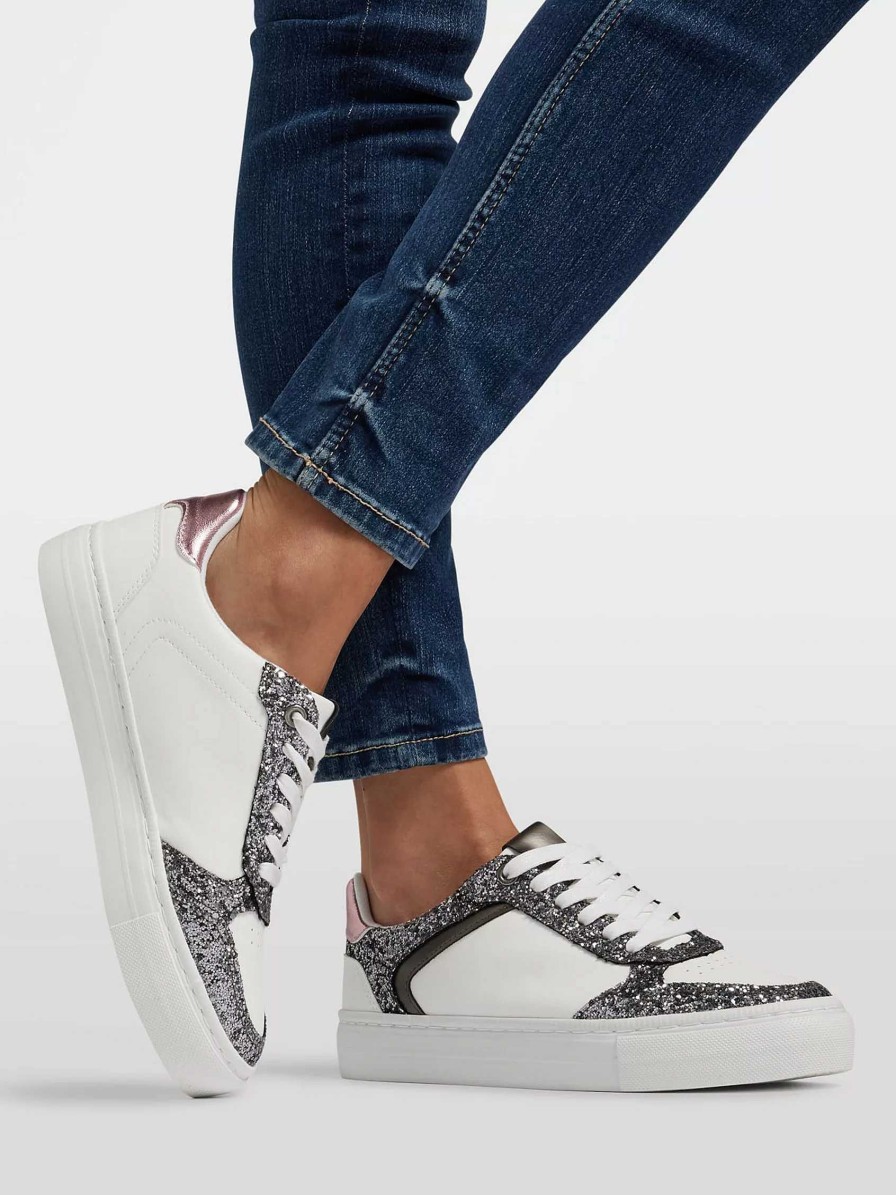 Graceland Weiser Sneaker-Glitzer