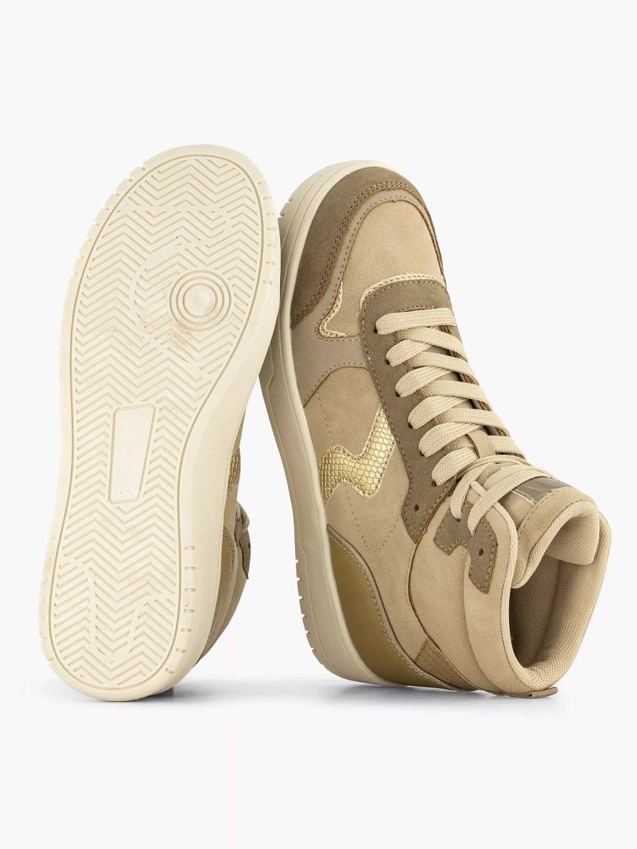 Oxmox Hoher Sneaker In Taupe