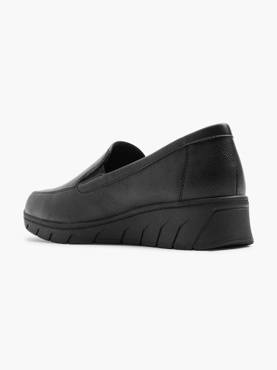 Easy Street Schwarzer Slip-On