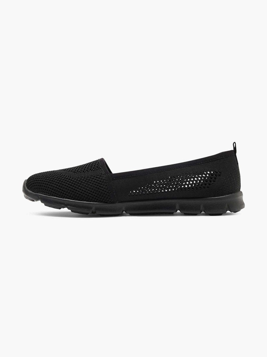 Graceland Schwarzer Slip-On-Memory-Schaum