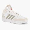 adidas White Hoops 3.0 Mid