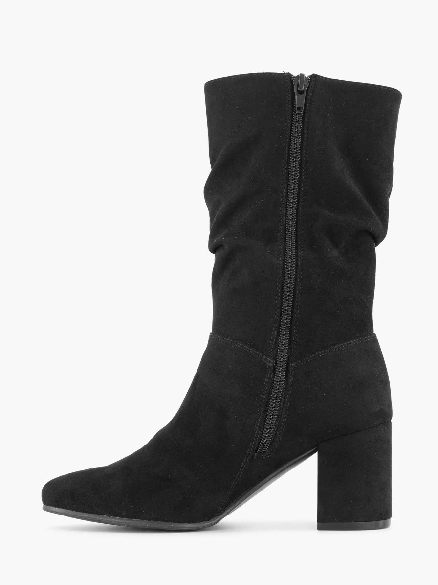 Graceland Schwarze Stiefeletten Mit Absatz