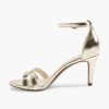 Graceland Goldene Metallic-Sandale