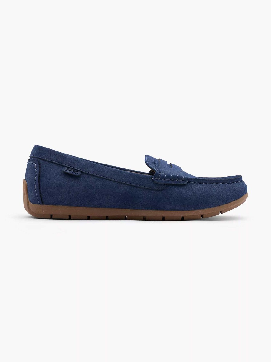 Esprit Marineblauer Slip-On