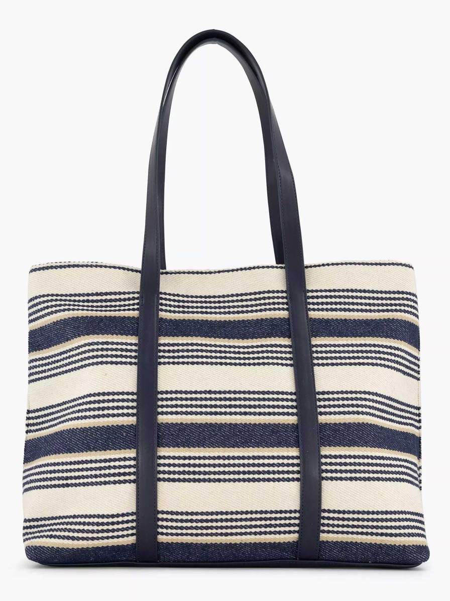 Graceland Blau/Weise Strandtasche