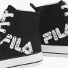 FILA Hoher Sneaker Aus Schwarzem Canvas