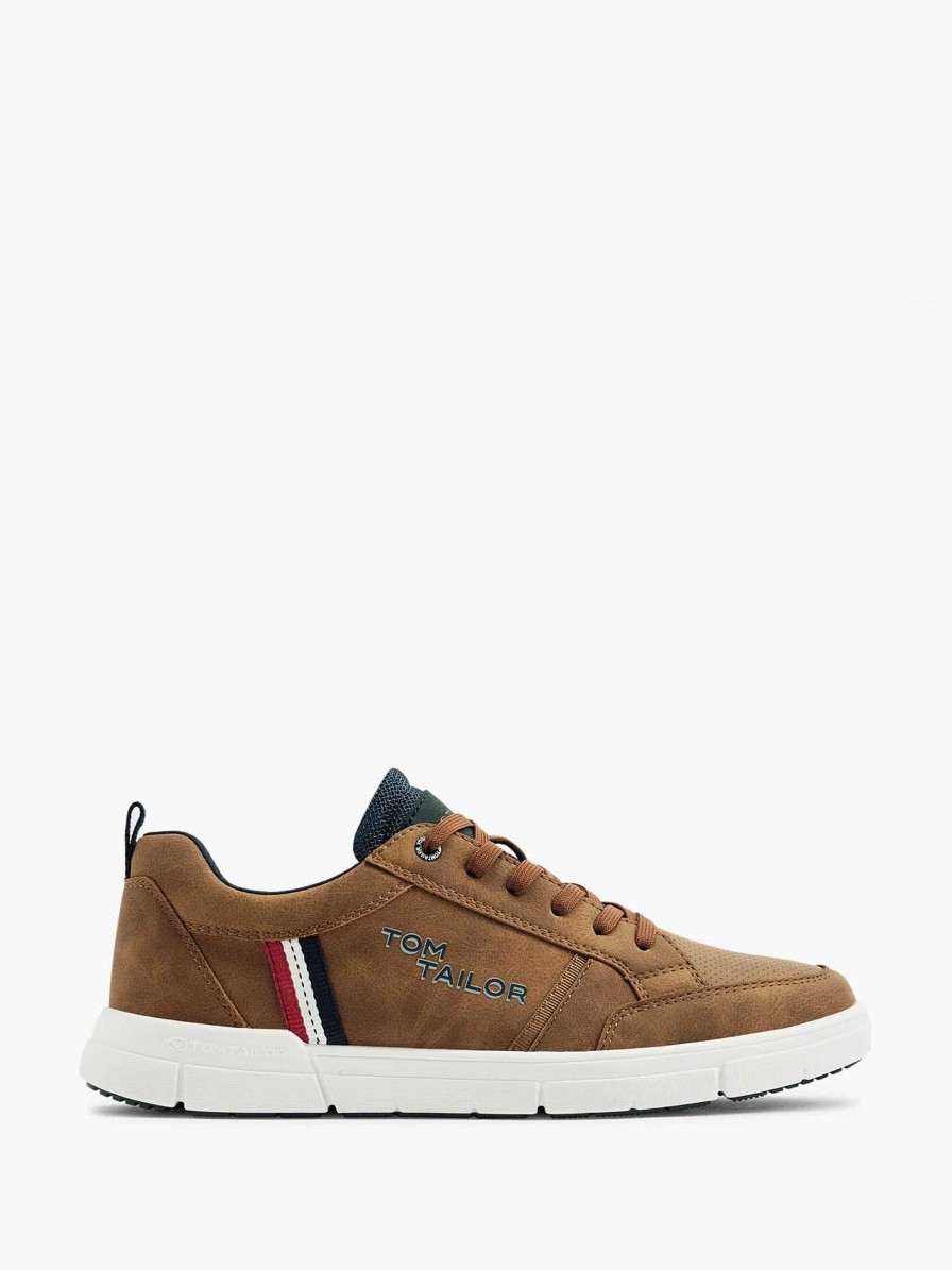 TOM TAILOR Cognac-Sneaker