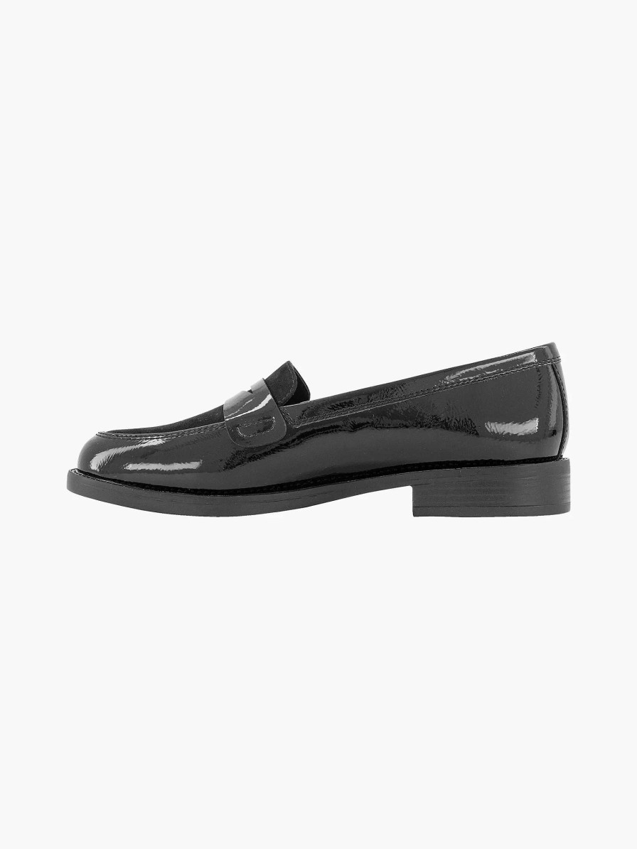 Graceland Schwarzes Loafer-Patent