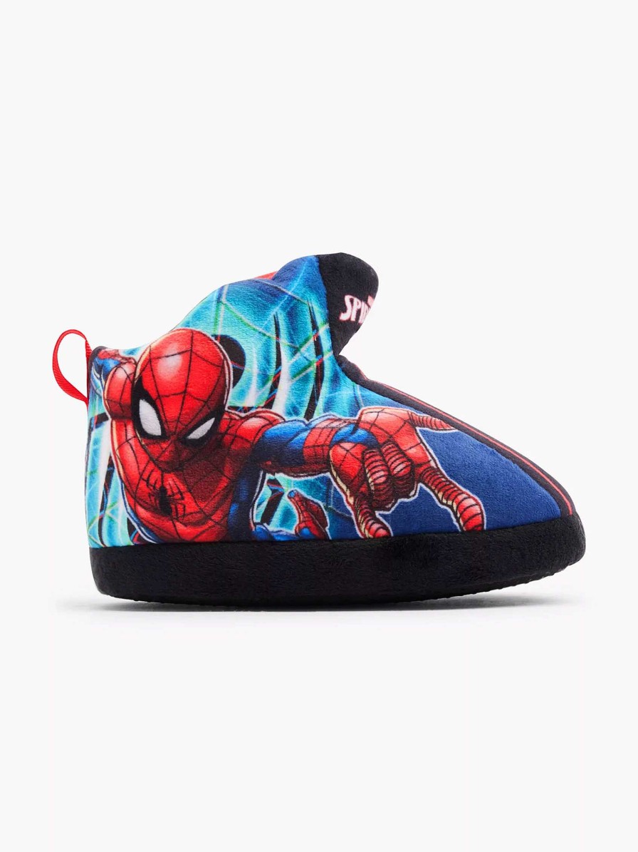 Spiderman Dunkelblauer Slipper Spiderman