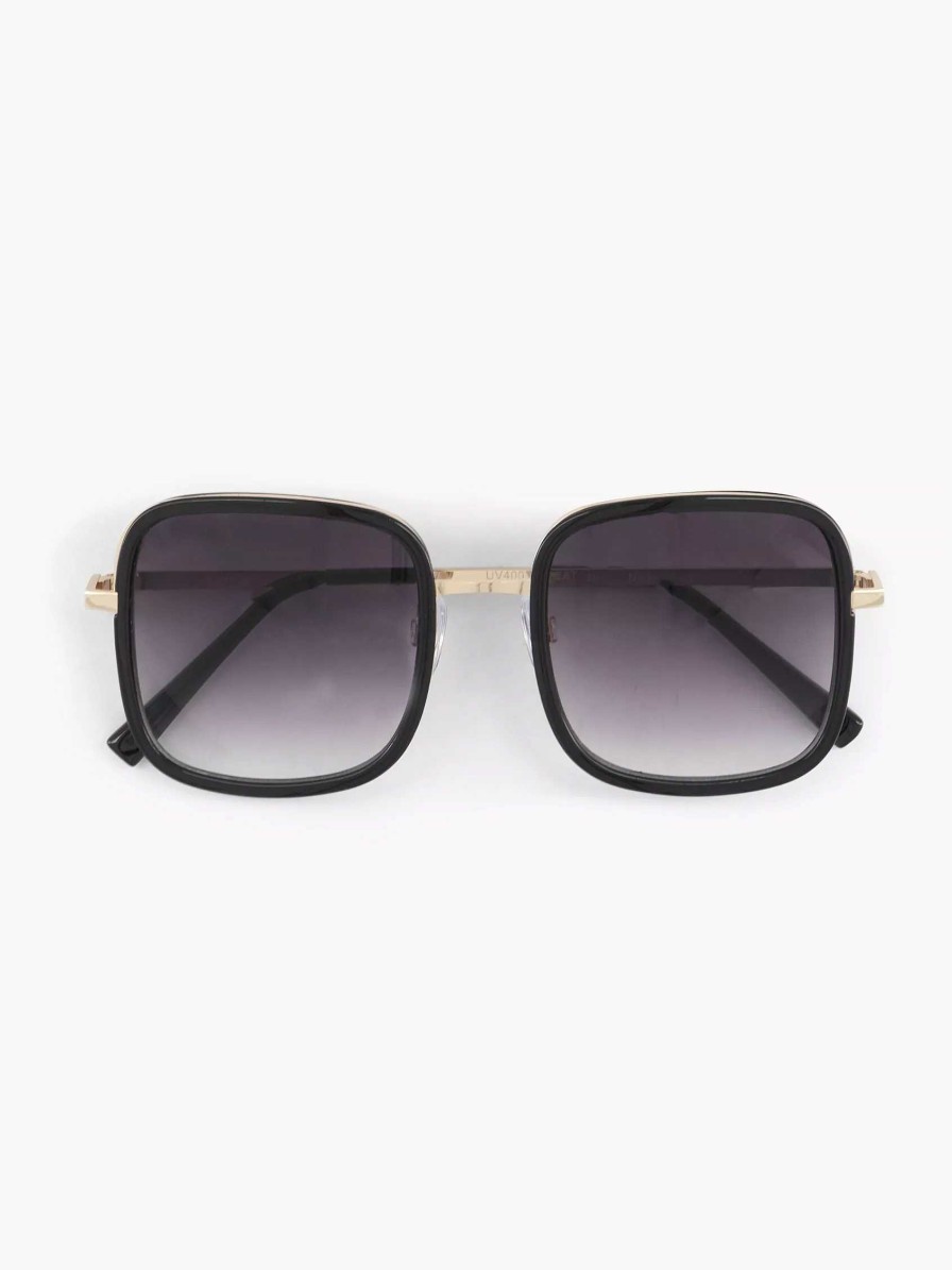 Graceland Goldene Quadratische Sonnenbrille