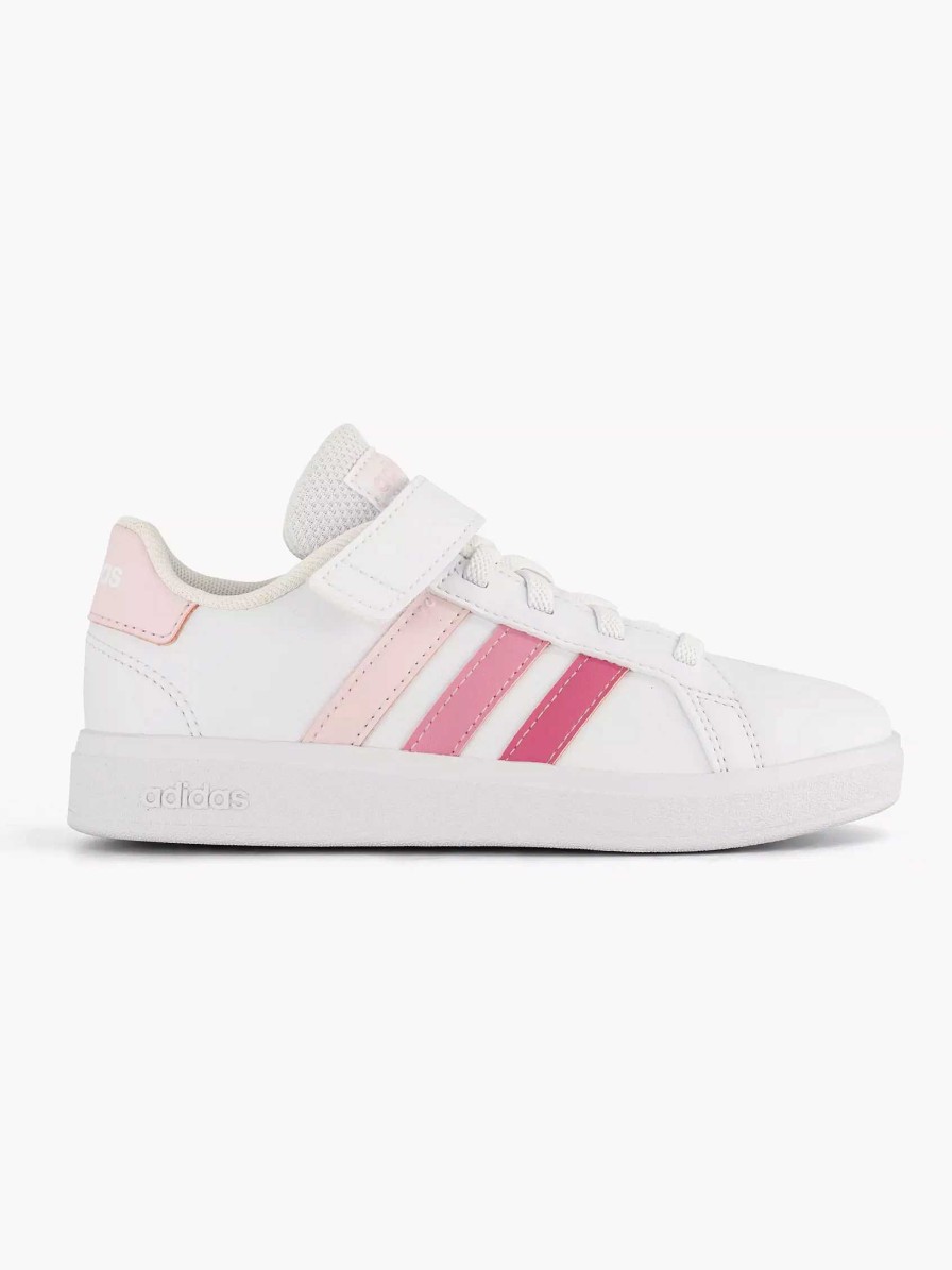 adidas Witte Grand Court 2.0 El K