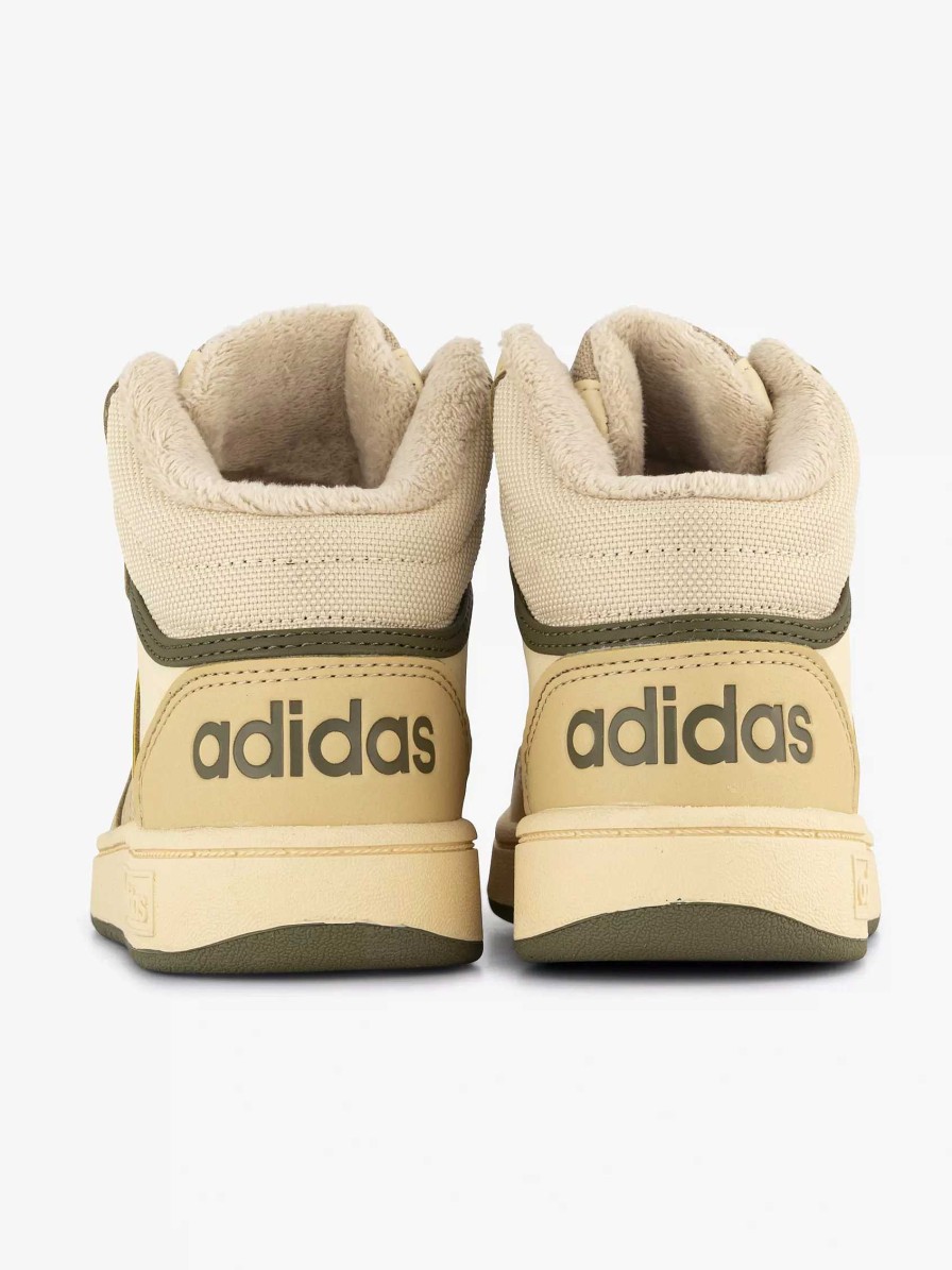 adidas Beige Hoops Mid 3.0 K