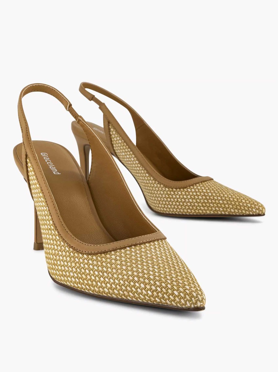 Graceland Kamelfarbener Slingback