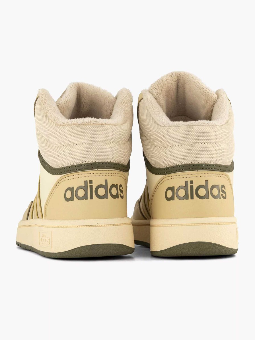 adidas Beige Hoops Mid 3.0 K