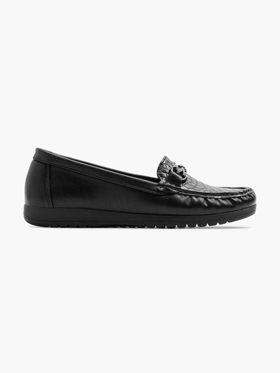 Easy Street Schwarzer Slip-On