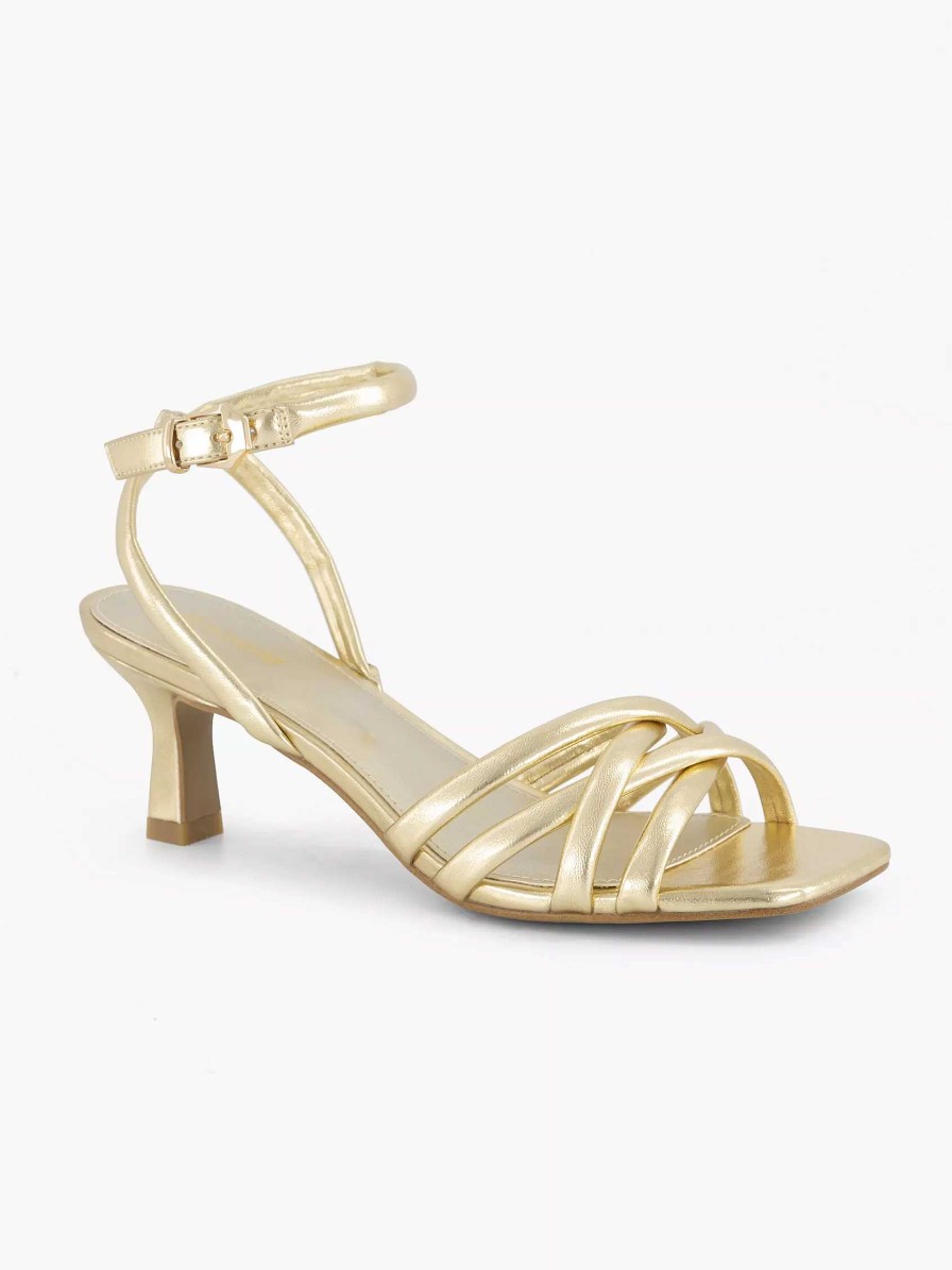 Graceland Goldene Sandalette