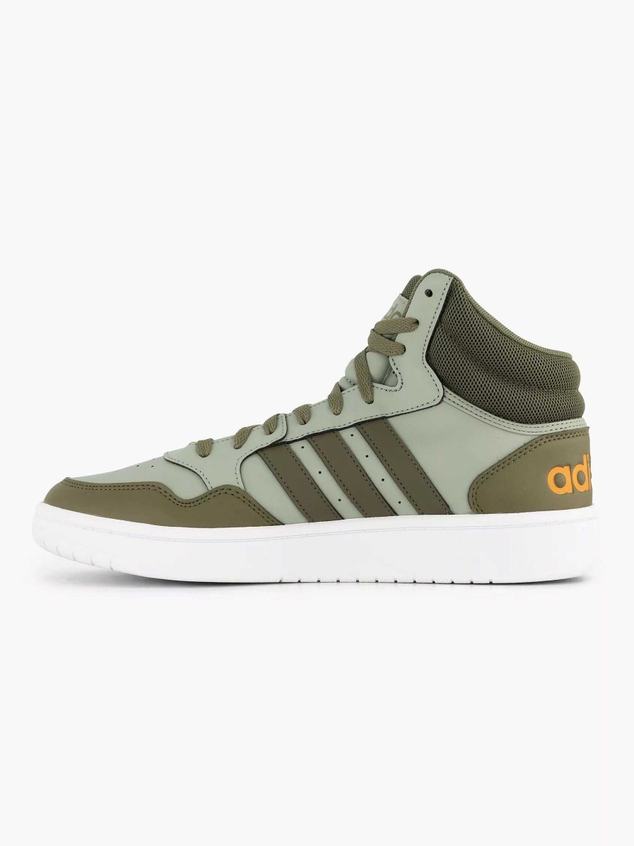 adidas Green Hoops 3.0 Mid