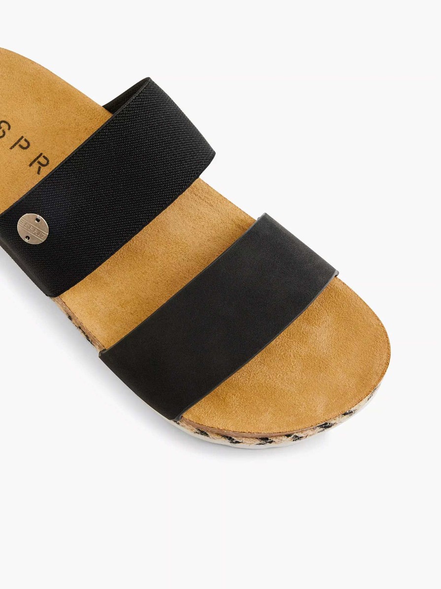 Esprit Schwarzer Slipper