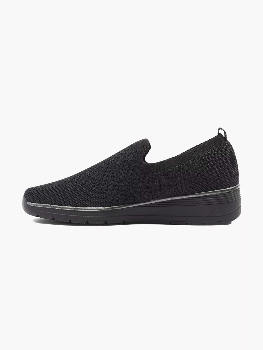 Easy Street Schwarzer Slip-On