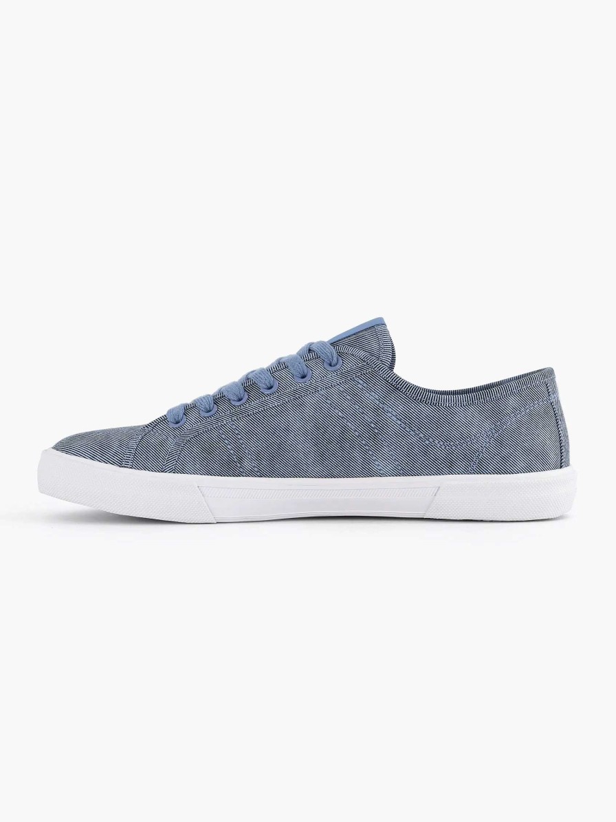 Memphis One Blauer Canvas-Sneaker