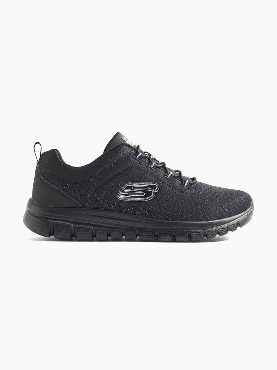 Skechers Schwarz Graceful 2.0 Aufwendig