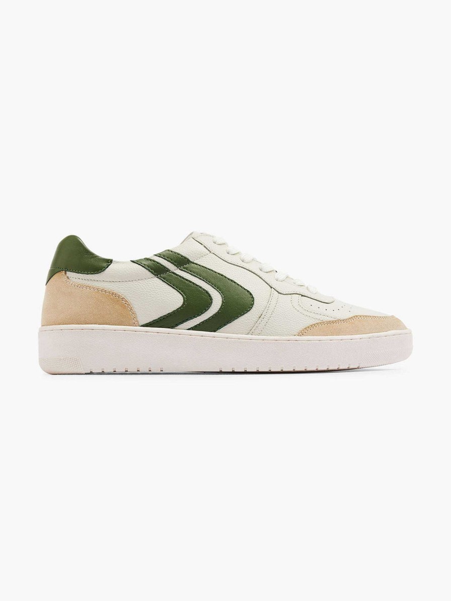 Oxmox Retro-Sneaker Aus Weisem Leder