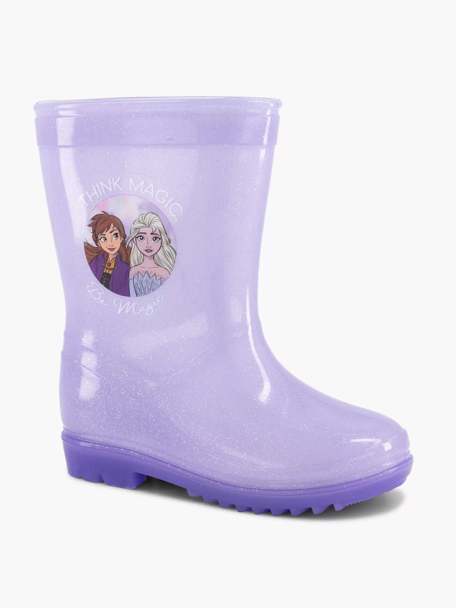 Disney Frozen Fliederfarbener Regenstiefel „Frozen".