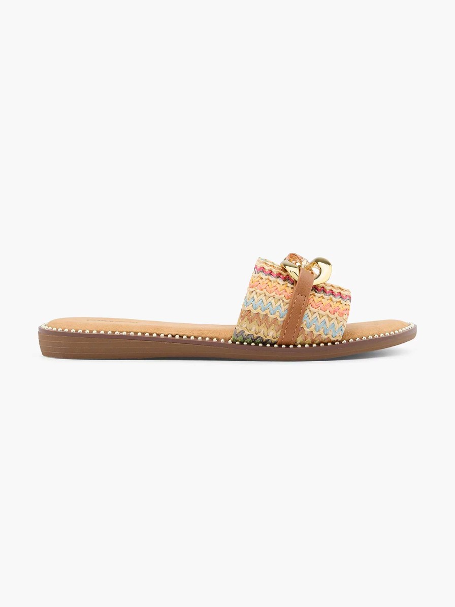 Graceland Brauner Slipper