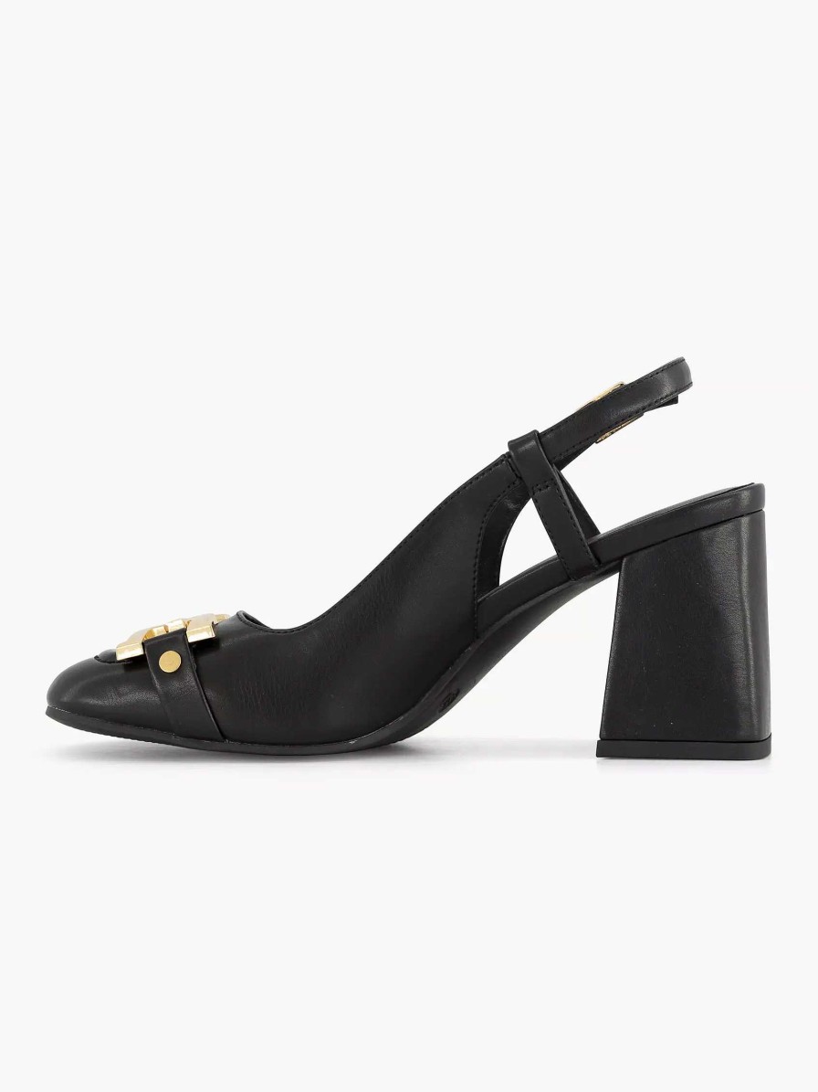 Graceland Schwarzer Slingback