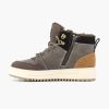 Vty Dunkelbrauner Hoher Sneaker