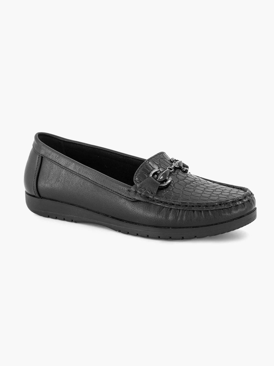 Easy Street Schwarzer Slip-On