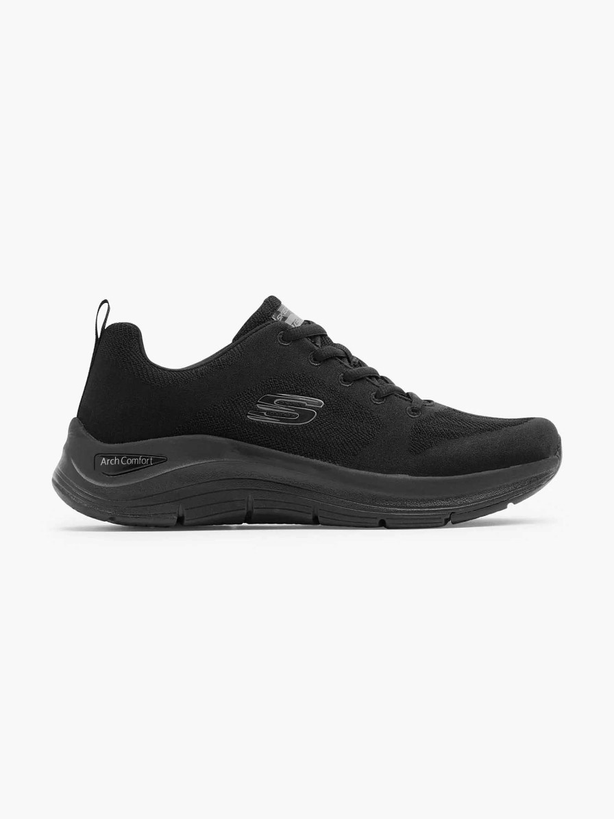 Skechers Black Arch Comfort Tiefer Atem