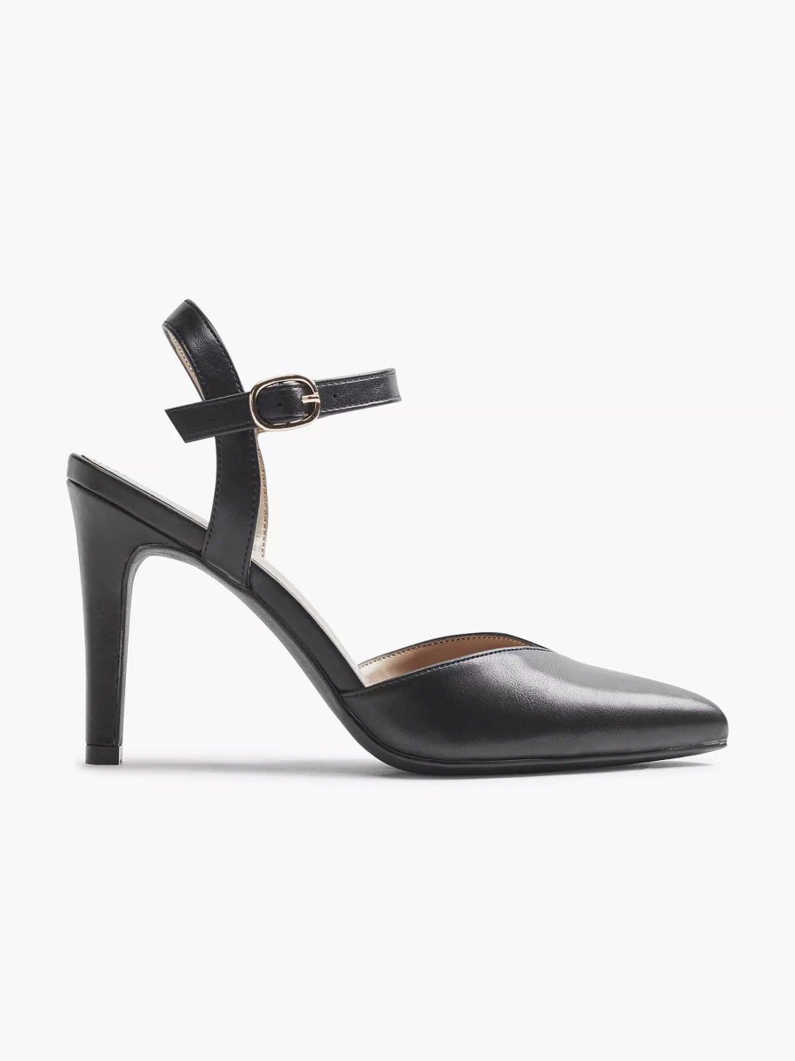 Graceland Schwarzer Slingback