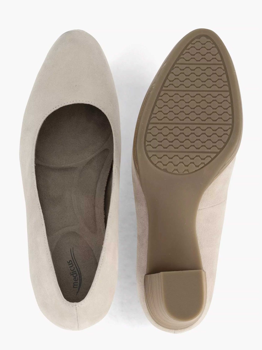 Medicus Komfort-Pumps In Taupe-Beige