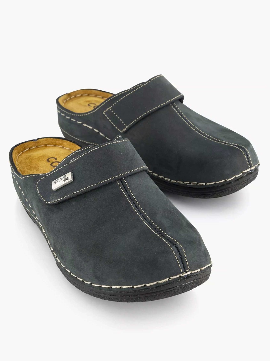 Casa mia Dunkelblauer Slipper