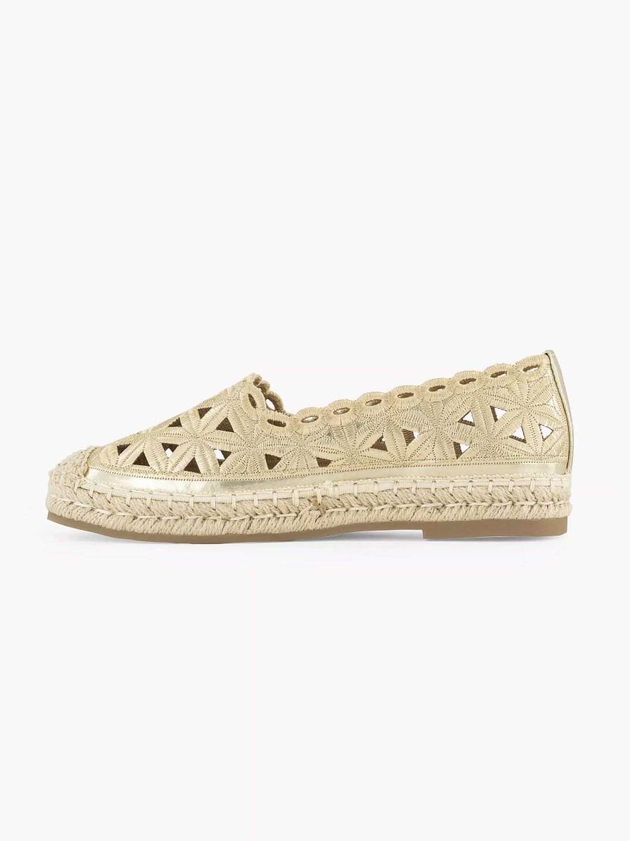 Graceland Goldene Espadrille