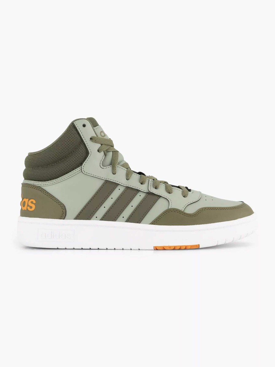 adidas Green Hoops 3.0 Mid