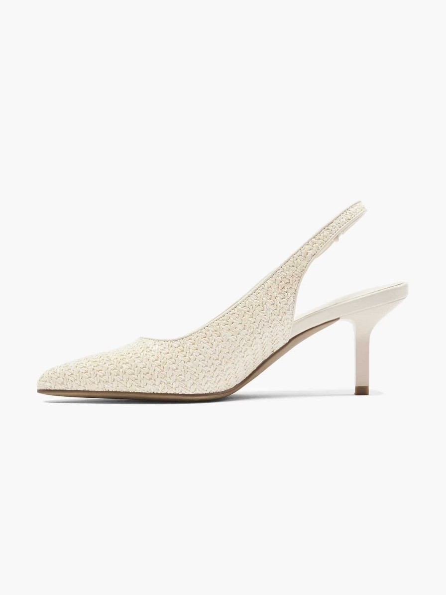 Graceland Beige Slingback-Pumps