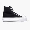 Graceland Schwarzer Hoher Canvas-Sneaker