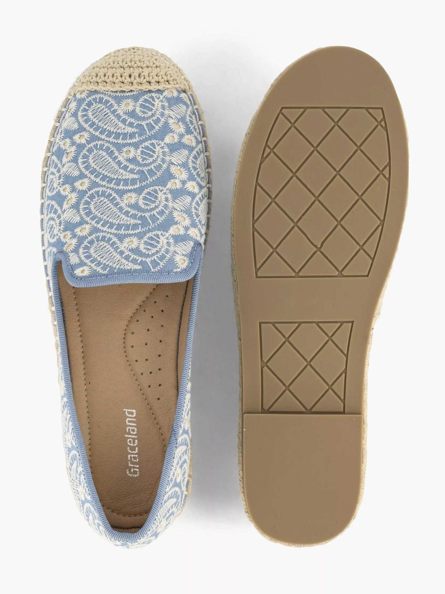 Graceland Blaue Espadrille