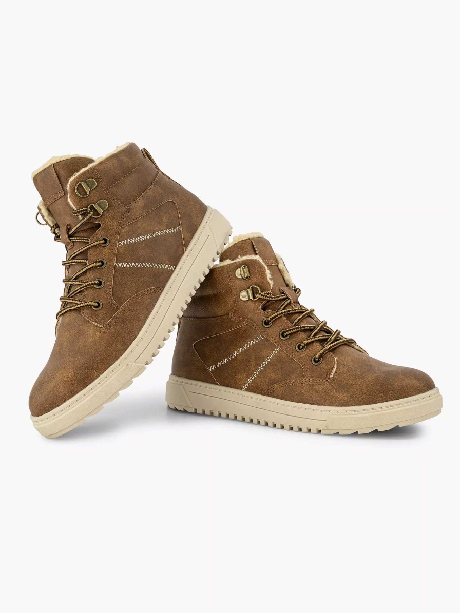 Vty Brauner Hoher Sneaker