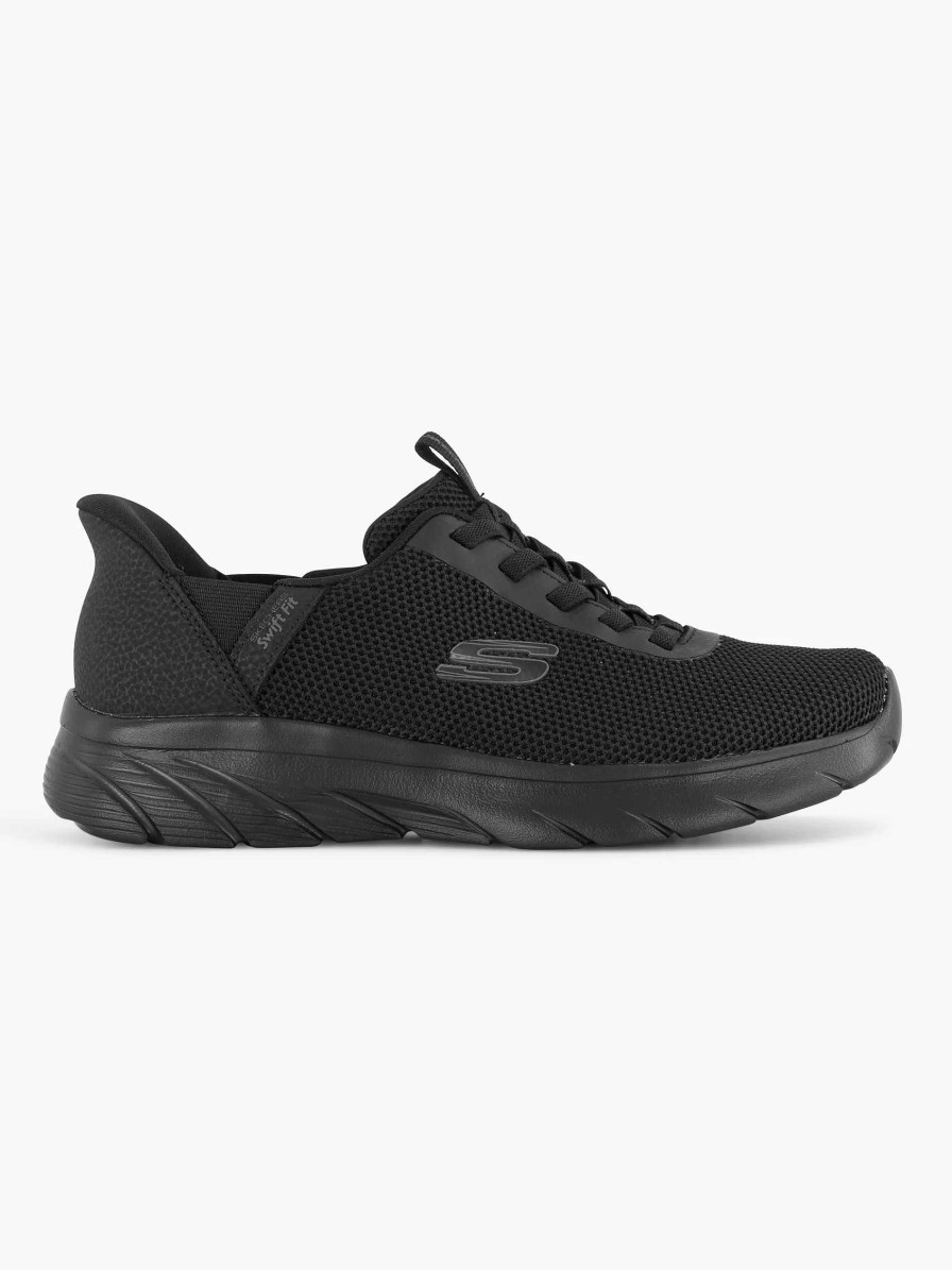 Skechers Schwarze Swift-Passform Hande Frei